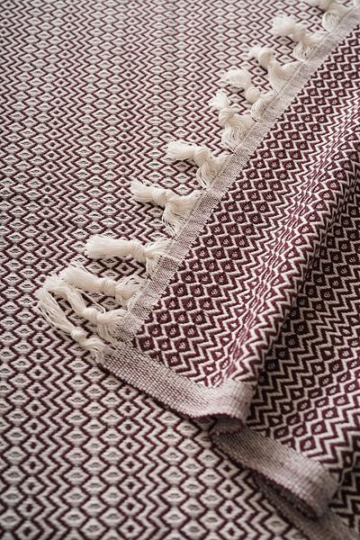dafne moda Double Cotton Pique Plum Color 13
