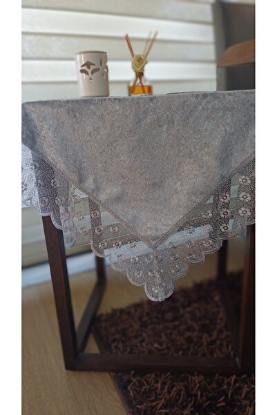 Neweste Fata de masa fiskos din catifea dantelata husa de zestre 95cm*95cm