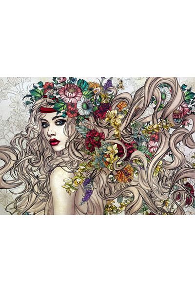 Anatolian Puzzle Puzzle 1500 Pieces Flowers Power 4549