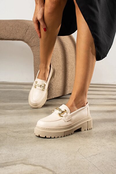 Scarpebutik Дамски мокасини с дебела подметка