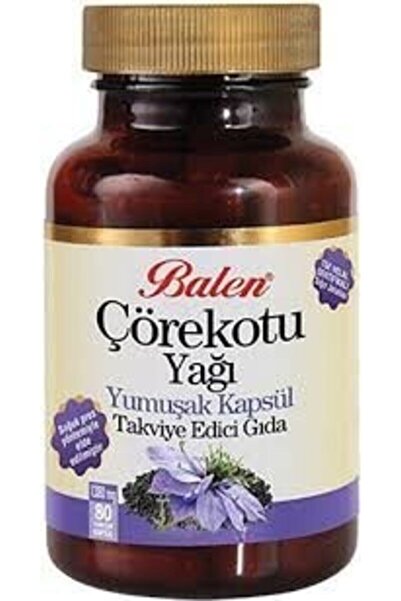 Balen Çörekotu Yağı Kapsülü 1000 Mg 80 Kapsül