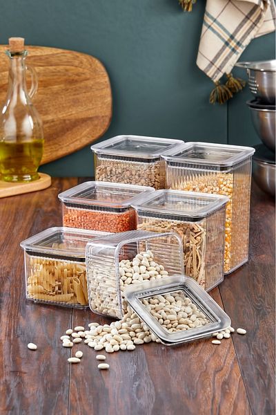 Arbu Home Altıner Ticaret Crystal Storage Set of 6