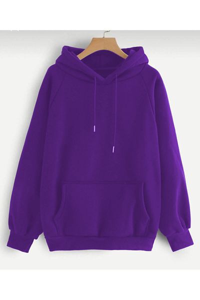 blackjack giyim Unisex μονόχρωμο φούτερ με μαύρη κουκούλα