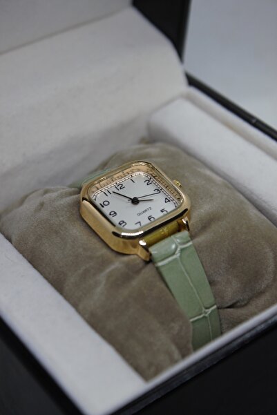 Ricardo ساعة يد نسائية ذات هيكل فولاذي مربعة الشكل ورقم العلامة التجارية بالل...