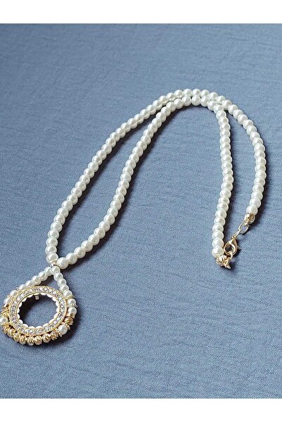 GEZERGOLD TAKI incili dorikalı kolye 55cm