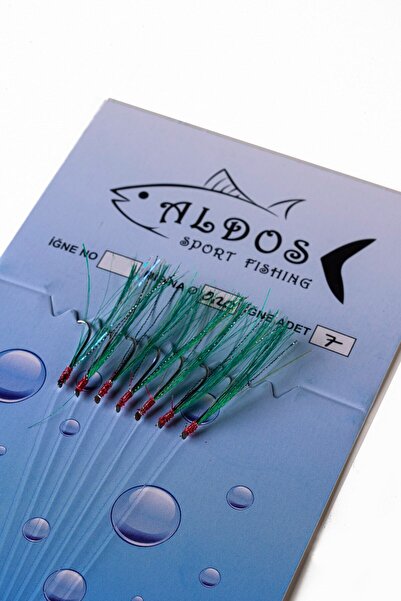 ALDOS Çapari Istavrit Çaparisi, 12 No Iğne Koyu Yeşil (3 AD)