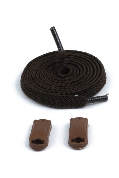 AiryFooT Takbırak Elastic Shoe Laces, Smart Laces, New Generation Laces, Brown