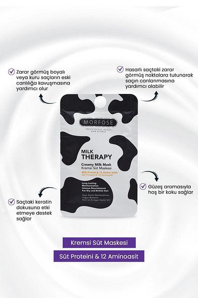 Morfose Milk Therapy Hair Mask 25 ml 10 Pieces