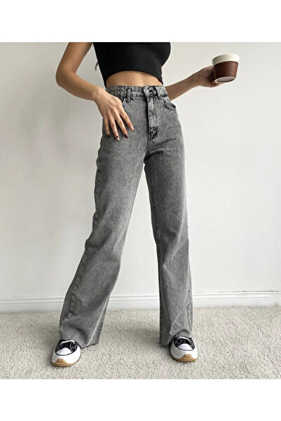 Livik Жіночі джинсові штани Adel з високою талією з широкими штанинами з лайк...