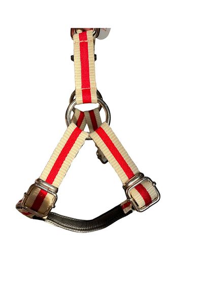 Glipet Red-White 3 Piece Chest Collar Set 2 Cm Size M