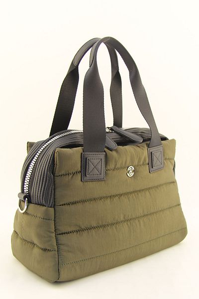 HNB Women's Khaki Multi-Compartment Fluffy Crossbody and Shoulder Sports Bag
