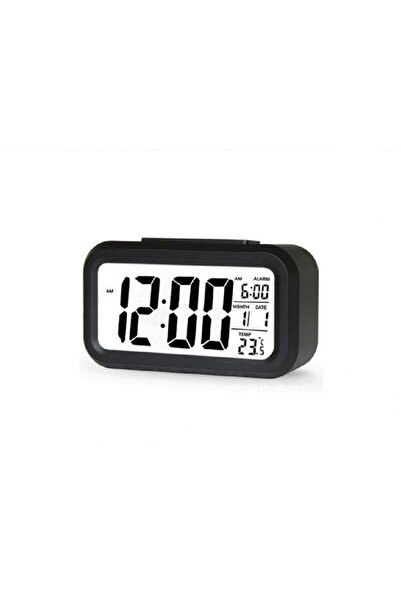 renkli çiçekler Dijital Led Çalar Saat Büyük Ekran Sıcaklık Göstergesi Alarm ...
