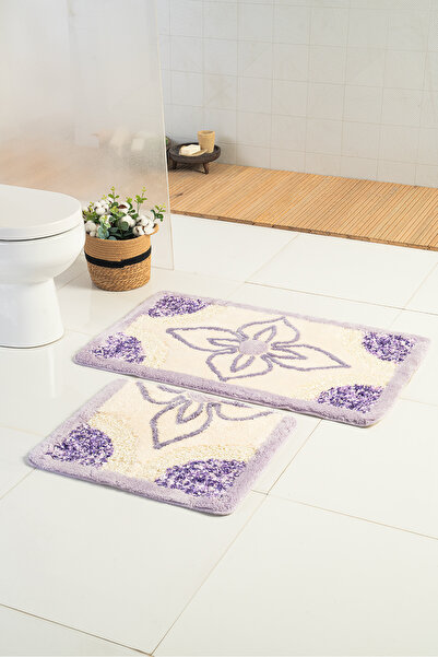 VONALDI HOME Aron Masa Tufting 2'li Klozet Takımı