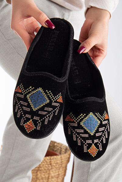 Slipcat Women's Tile House Slippers Winter Indoor Soft Comfortable Slippers E...