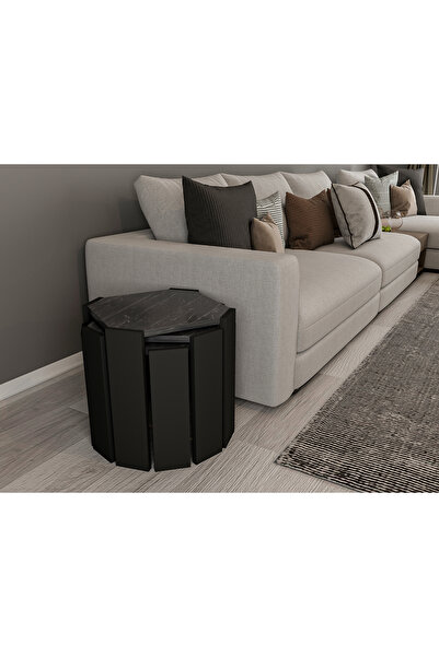 EVDEKİMODA LORİ ZİGON SEHPA ÜÇLÜ