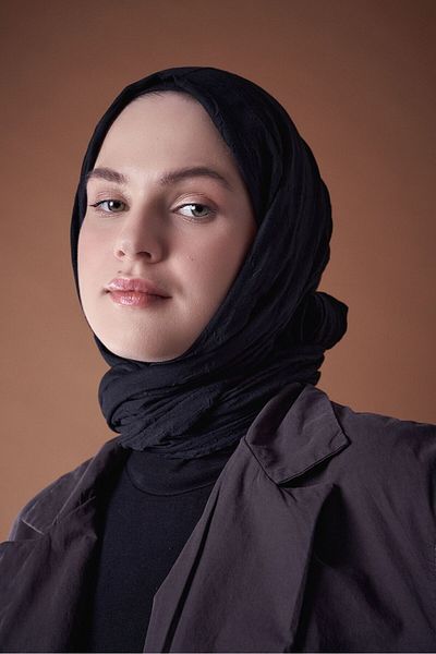 Modakaşmir Bamboo Shawl Series Black