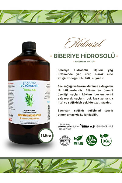 SBB SERA Biberiye Suyu Hidrosolü 1 L (hidrosol/hidrolat)