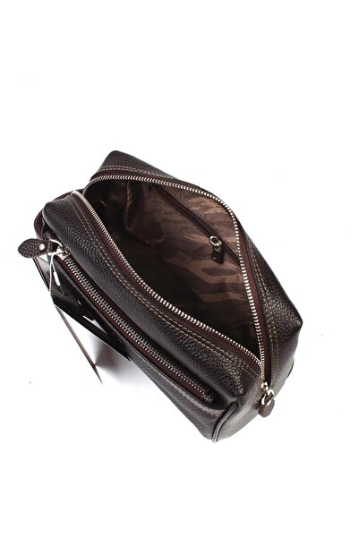 Aka Deri ВІН ЖЕ ШКІРА 202 100 З НАТУРАЛЬНОЇ ШКІРИ СУМОЧКА ДЛЯ РУК ПОРТФЕЛЬ КЛАТЧ ГІРКИЙ КОРИЧНЕВИЙ