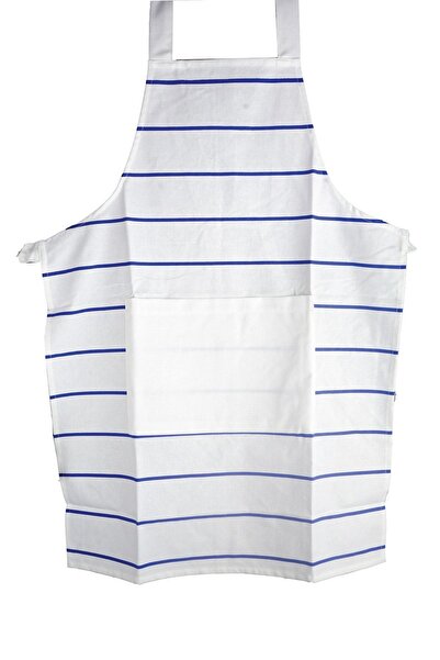 Bambum Home سول - مريلة مطبخ مخططة باللون الأزرق