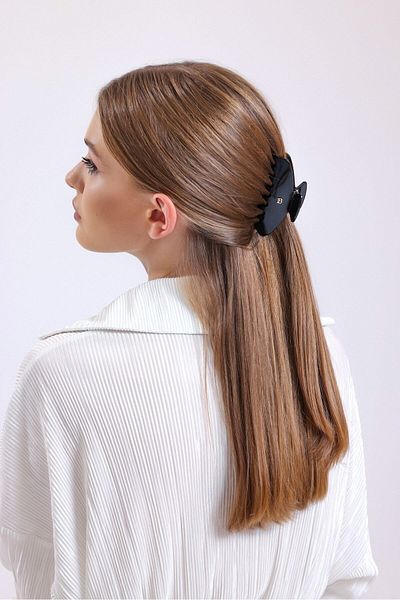 Roberta Lorenz Black High Quality Latch Buckle & Acetate Hair Clip Buy 4 Get 3
