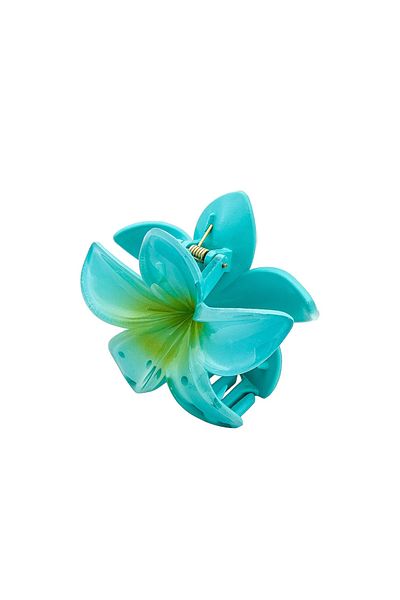 Roberta Lorenz Blue Lotus Latch Buckle| Flower Buckle| Aloha| Plumeria Creation Buy 4 Pay 3