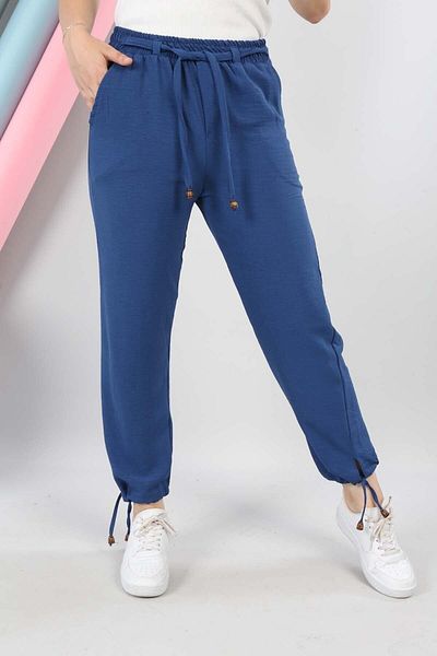 Jannock Pantaloni confortabili de vară pentru fete, cu talie și picior elastic