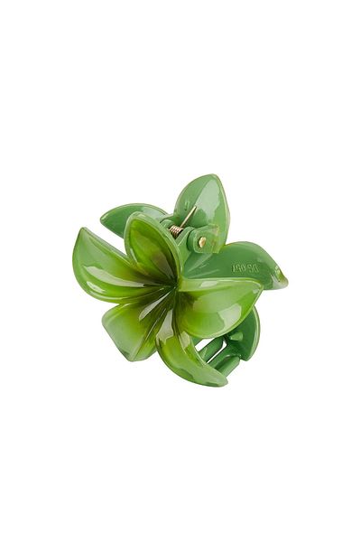 Roberta Lorenz Green Lotus Latch Buckle| Flower Buckle| Aloha| Plumeria Creation Buy 4 Pay 3