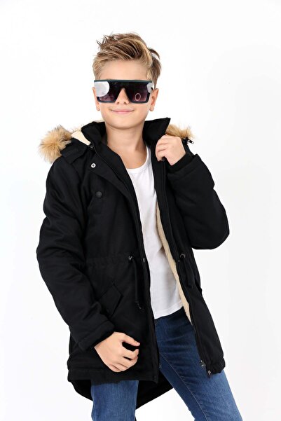 Jannock Chlapecký vodě a větru odolný kabát s odnímatelnou kapucí s kožešinou