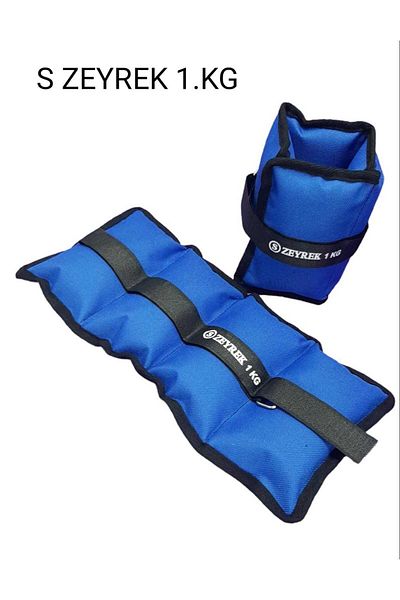 S ZEYREK 1 kg × 2 bucăți, în total 2 kg, set de greutăți pentru întărirea mușchilor mâinii, piciorului, încheieturii mâinii, sac de greutăți de nisip