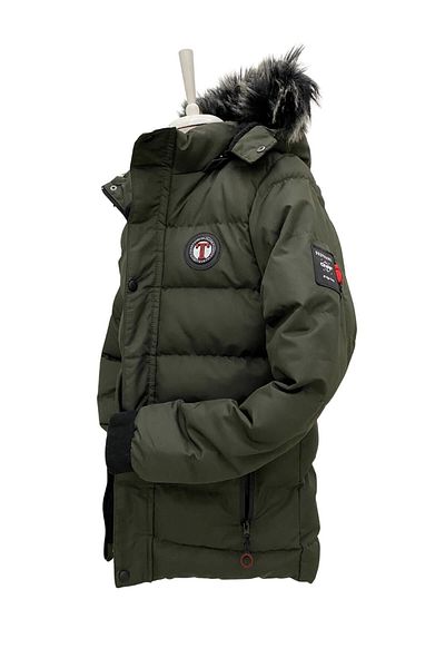 Jannock Boy's Inflatable Dense Fiber Filled Winter Water Resistant Thick Coat Jacket