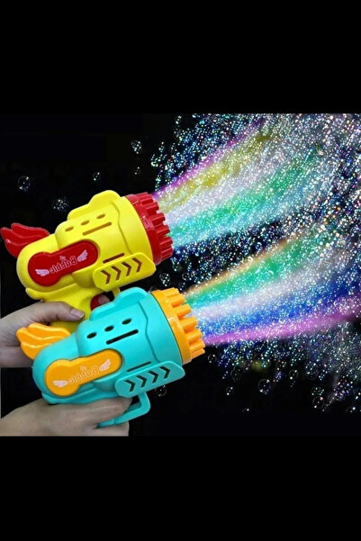 Numaca 29 Delikli Işıklı Pilli Köpük Baloncuk Makinesi Tabancası Pilli Köpük ...