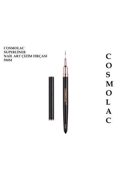 Cosmolac NAİL ART FIRÇASI PROFESYONEL KALİTE DESEN FIRÇASI 5MM