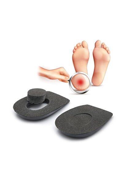 BLACK DEER Heelspur  epin Topukluk  Gri Topuk Dikeni Tabanlık