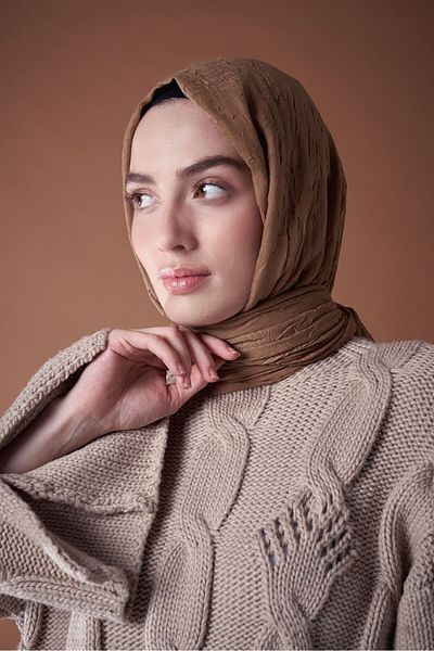 Modakaşmir Σειρά Bamboo Shawl Caramel