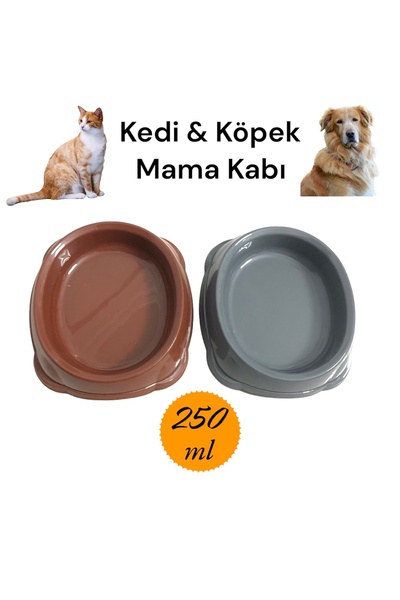 Dem Home Kedi ve Köpek Mama Kabı Tekli 250 ml. Kedi Mama Kabı - Köpek Mama Ka...