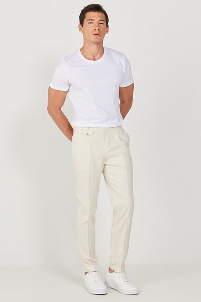 ALTINYILDIZ CLASSICS Παντελόνι Dobby Slim Fit Slim Fit με πλαϊνές τσέπες