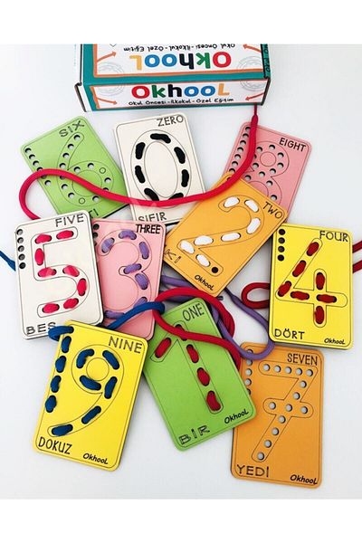 Okhool Stringing - Hand Muscle Development - Skill Set - English Numbers