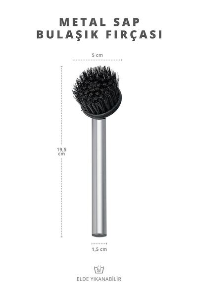 FULLTREND Lissome Metal Handle Dish Brush