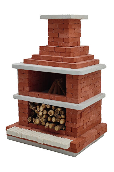 Tshigo Minyatür Tuğla Şömine Seti