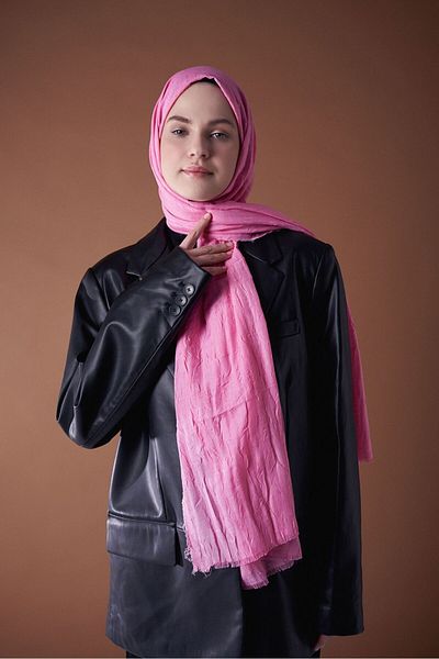 Modakaşmir Σειρά Bamboo Shawl Candy Pink
