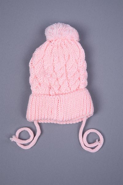 Babyhola Knitwear Pompom Tied Baby Girl Boy Newborn 0-3 Months Beret 0946-1