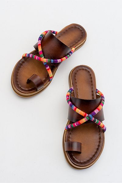 Lively Stylish Jenny Leather Flip Flops