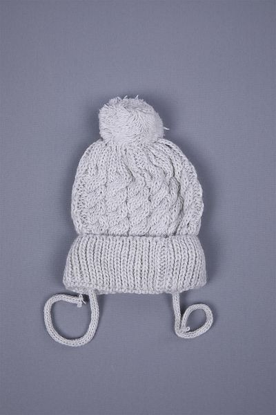 Babyhola Knitwear Pompom Tied Baby Girl Boy Newborn 0-3 Months Beret 0946-1