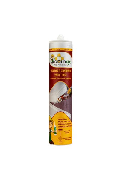 GOLDFİX Strafor Yapıştırıcı 280ml 450gr 5adet - Hızlı Yapıştırıcı