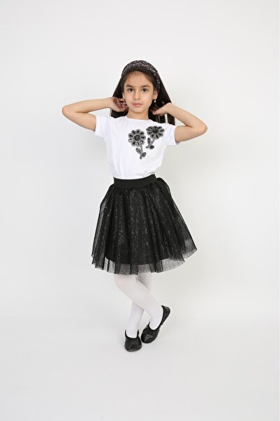 nacar çarşı طقم تنورة تي شيرت للفتيات 23 أبريل 29 أكتوبر ملابس العرض