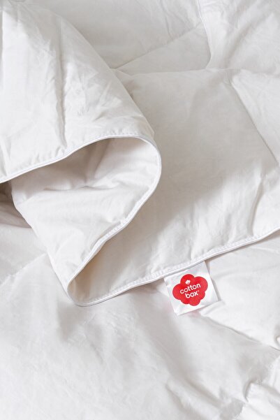 Cotton Box Double Goose Feather Quilt 5% Kitten-95% Back 195x215