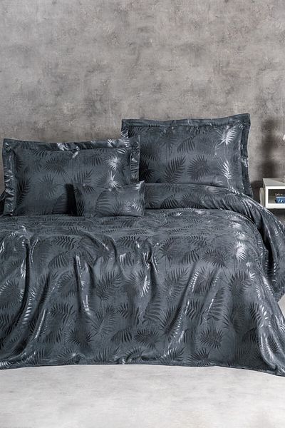 Cotton Box Dafne Blue Double Smart Bedspread