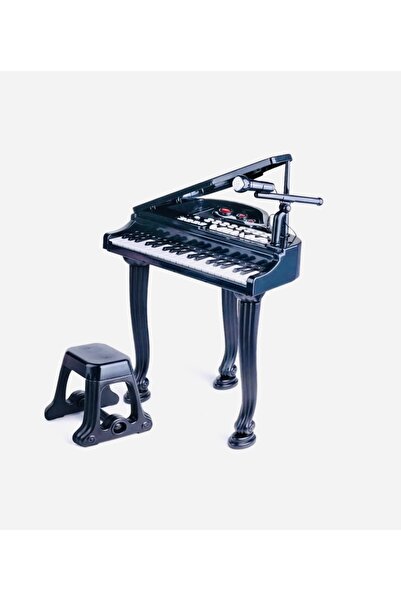 PeriYedi Mikrofonlu 37 Tuşlu Mp3 Çalar Büyük Siyah Piyano