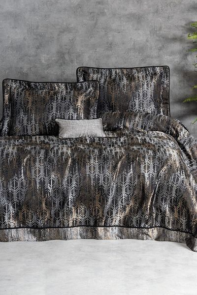 Cotton Box Laura Beige Smart Double Bedspread