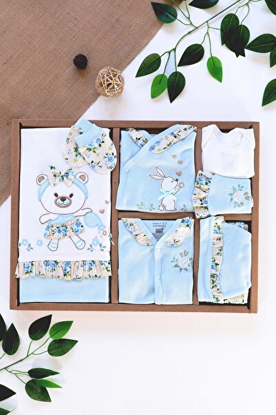 Sitilin طقم خروج من المستشفى فاخر مكون من 10 قطع من الدانتيل للفتيات الصغيرات...